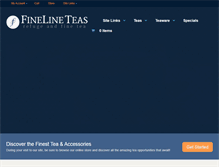 Tablet Screenshot of finelineteas.com